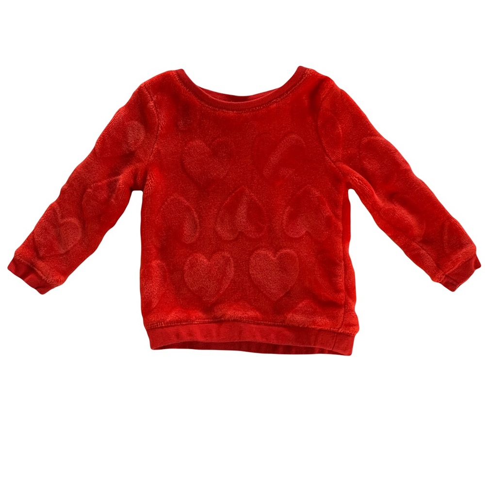 🍭3/$15 Carter’s Red Heart Pattern Sweatshirt-18 months